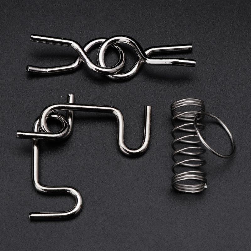 28 Piece Metal IQ Puzzle Set Puzzles Best Toy Store