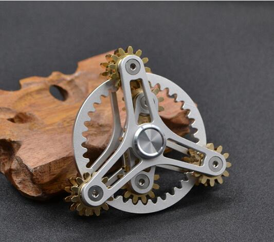 5 Gears Metal Fidget Spinner Activity Toys Best Toy Store 5 Gears Silver & Gold