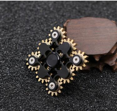 9 Gears Metal Fidget Spinner Activity Toys Best Toy Store 9 Gears Black & Gold