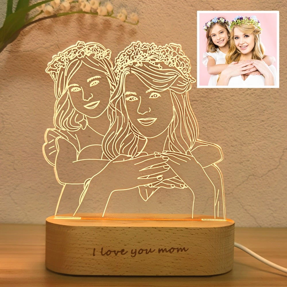 Customised 3D Photo Lamp Night Lights & Ambient Lighting Best Toy Store