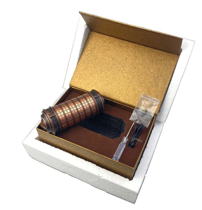 Da Vinci Code Cylinder Lock Mechanical Puzzles Best Toy Store Red
