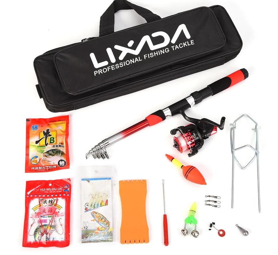 Fibreglass Fishing Rod and Reel Complete Starter Kit Fishing Rods Best Toy Store