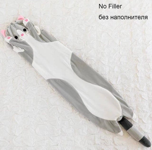 Giant Huggable Plush Cat Pillow Stuffed Animals Best Toy Store! Grey 50cm