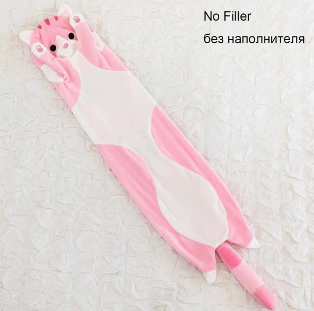 Giant Huggable Plush Cat Pillow Stuffed Animals Best Toy Store! Pink 50cm