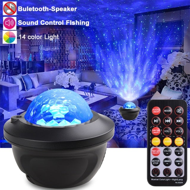 LED Starry Sky Galaxy Projector Night Lights & Ambient Lighting Best Toy Store No Speaker