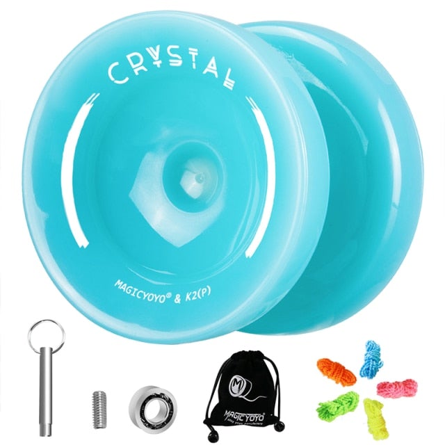 MAGICYOYO K2 CRYSTAL Dual YoYo Yoyos Best Toy Store Sky Blue
