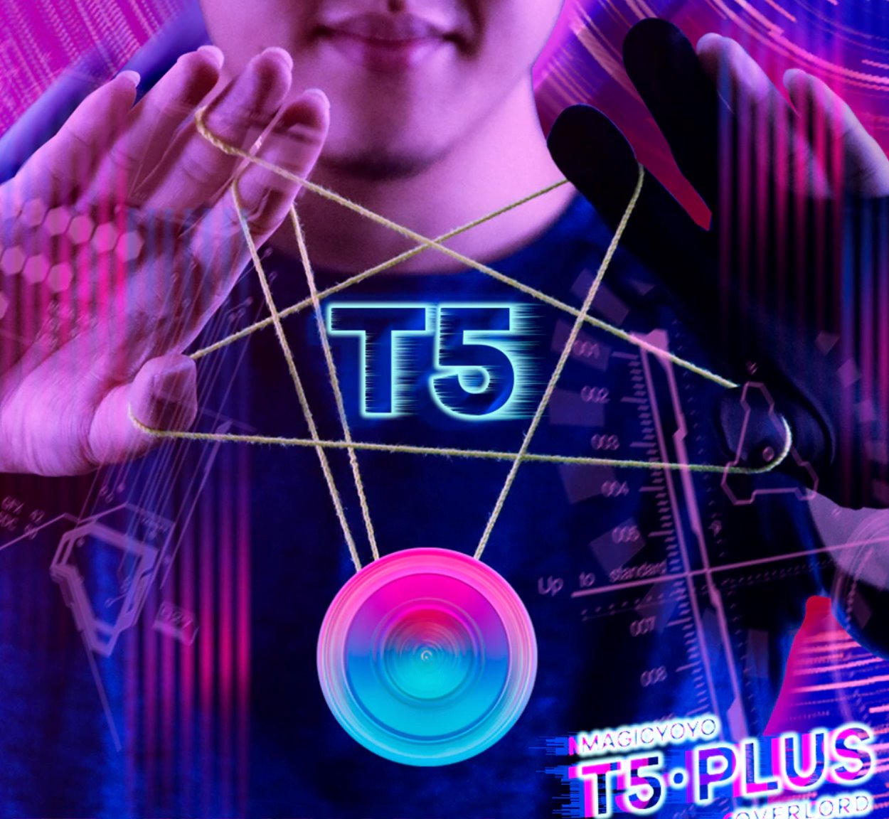 MAGICYOYO T5 OVERLORD Unresponsive Aluminium Alloy YoYo Yoyos Best Toy Store