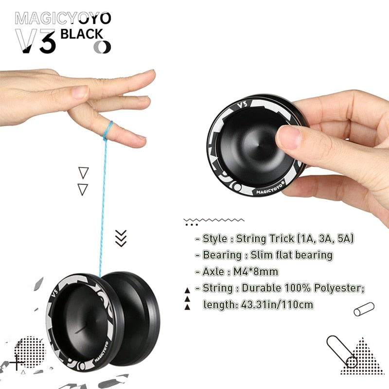 MAGICYOYO V3 Professional Metal Responsive YoYo Yoyos Best Toy Store