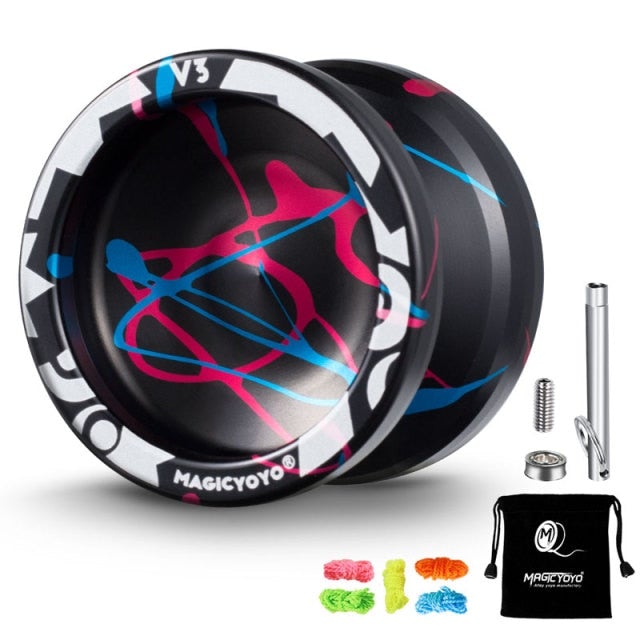 MAGICYOYO V3 Professional Metal Responsive YoYo Yoyos Best Toy Store Black Pink Blue