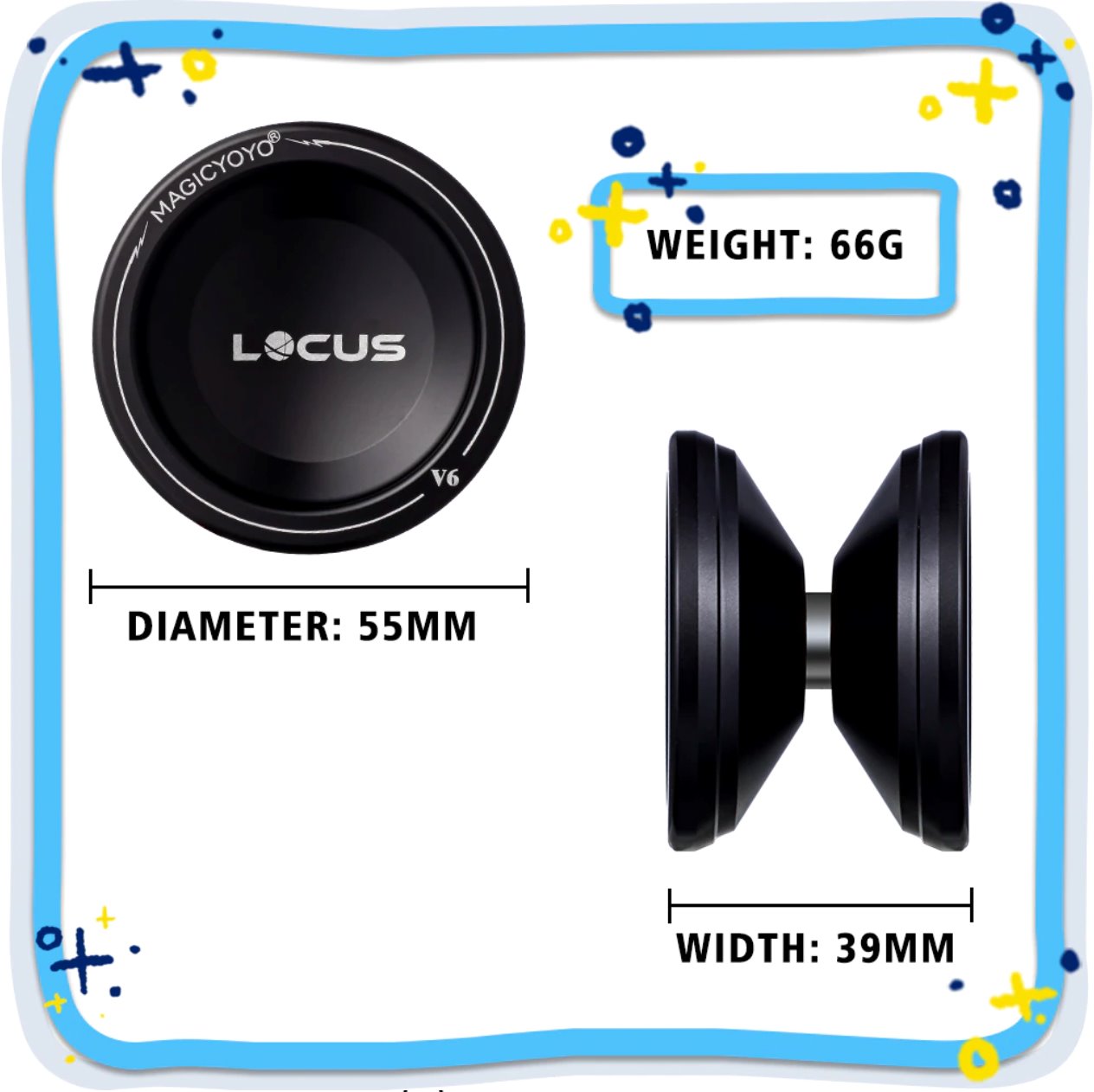 MAGICYOYO V6 LOCUS Responsive YoYo Yoyos Best Toy Store