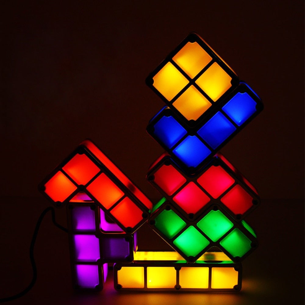 Tetris Stackable LED Light Novelty Lighting Best Toy Store
