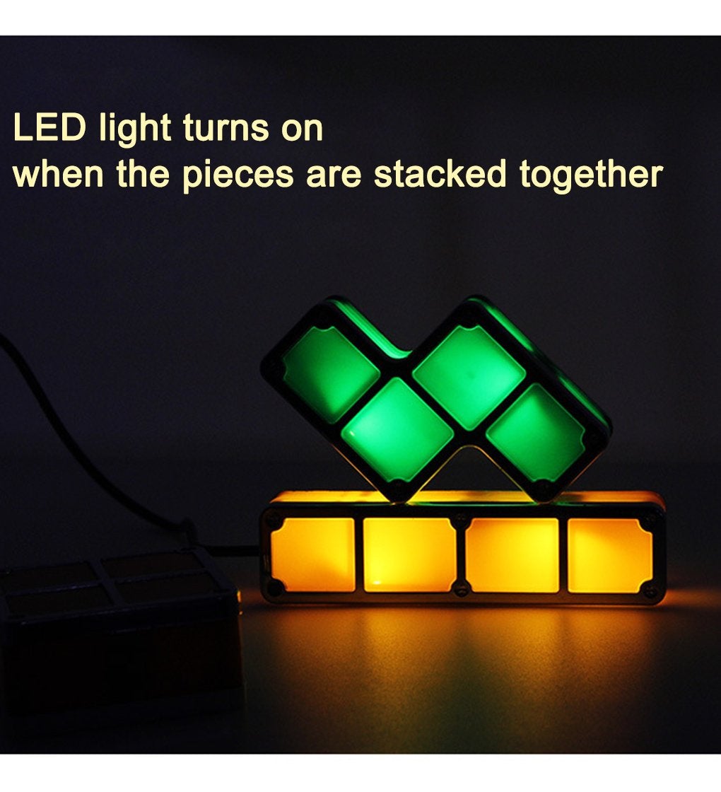 Tetris Stackable LED Light Novelty Lighting Best Toy Store