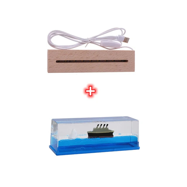 Titanic & Black Pearl Ship In Fluid Box Activity Toys Best Toy Store