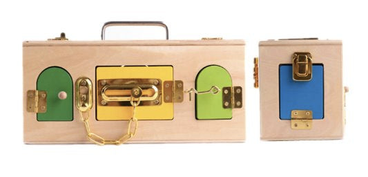 Ultimate 9 Latch and Lock Wooden Box Toy Tools Best Toy Store