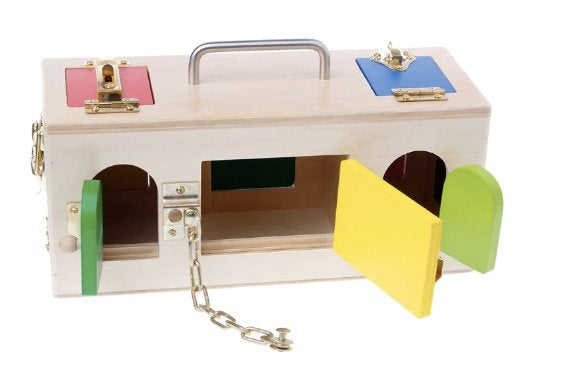 Ultimate 9 Latch and Lock Wooden Box Toy Tools Best Toy Store