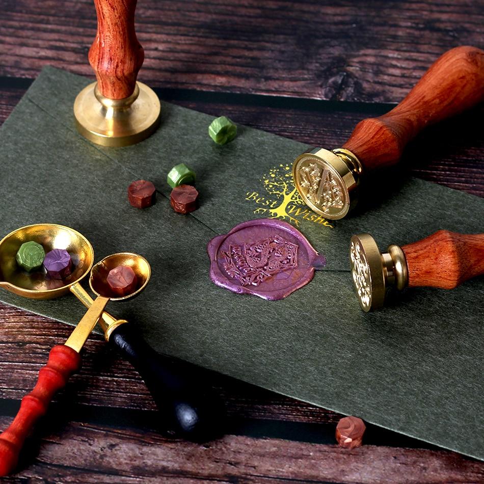 Vintage Wax Seal Alphabet Stamp Stamp Blocks Best Toy Store