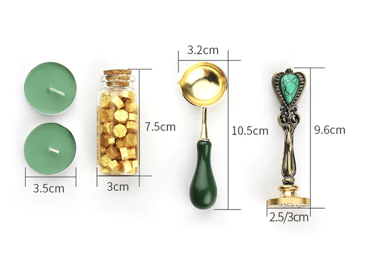 Vintage Wax Seal Stamp Kit Stamp Blocks Best Toy Store