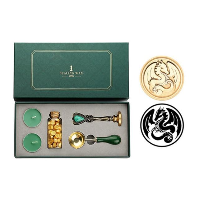 Vintage Wax Seal Stamp Kit Stamp Blocks Best Toy Store Animal