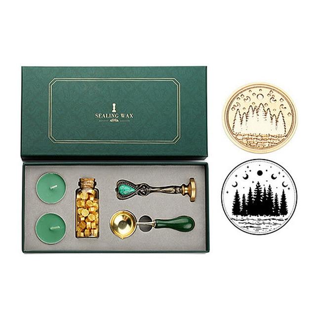 Vintage Wax Seal Stamp Kit Stamp Blocks Best Toy Store Forest