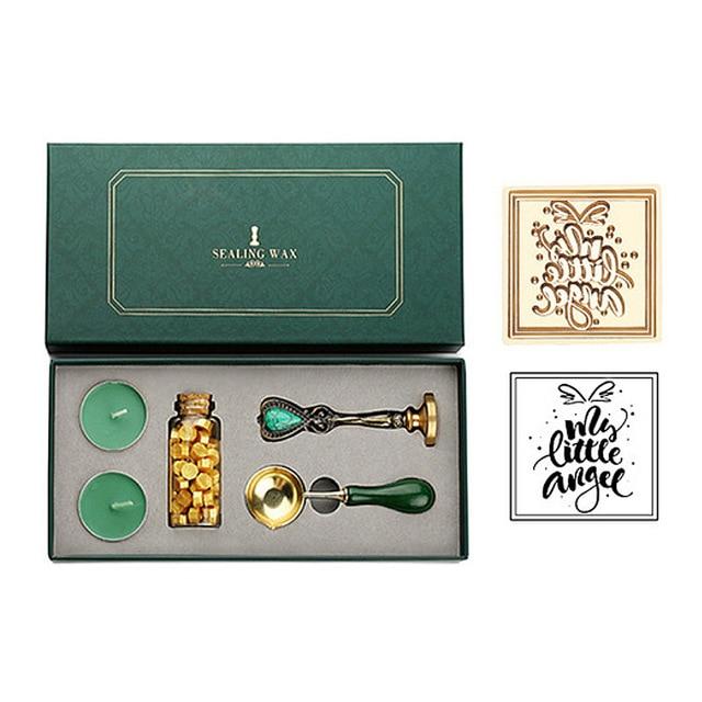 Vintage Wax Seal Stamp Kit Stamp Blocks Best Toy Store My Little Angel