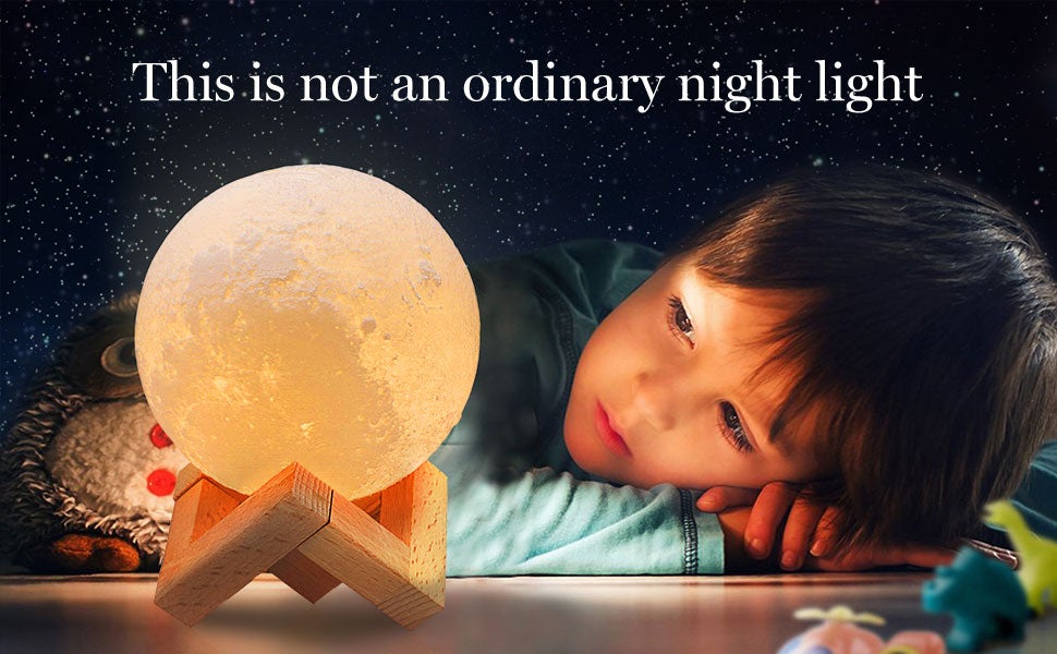 Warm Moon Light Lamp & Stand Night Lights & Ambient Lighting Best Toy Store