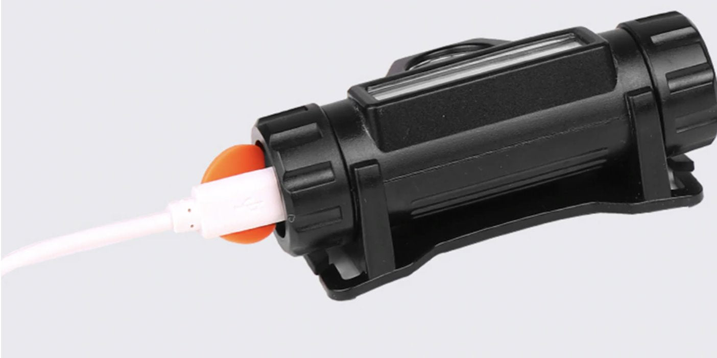 Waterproof Rechargeable Dual LED Head Torch Torches & Headlamps Best Toy Store