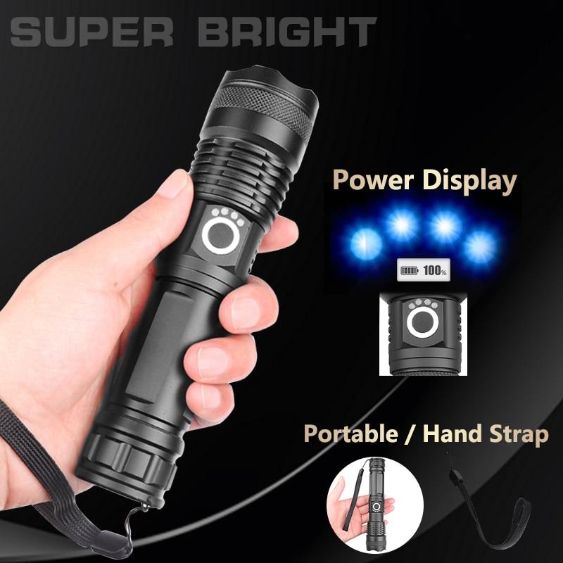 Waterproof Rechargeable LED Torch 500m Torches & Headlamps Best Toy Store
