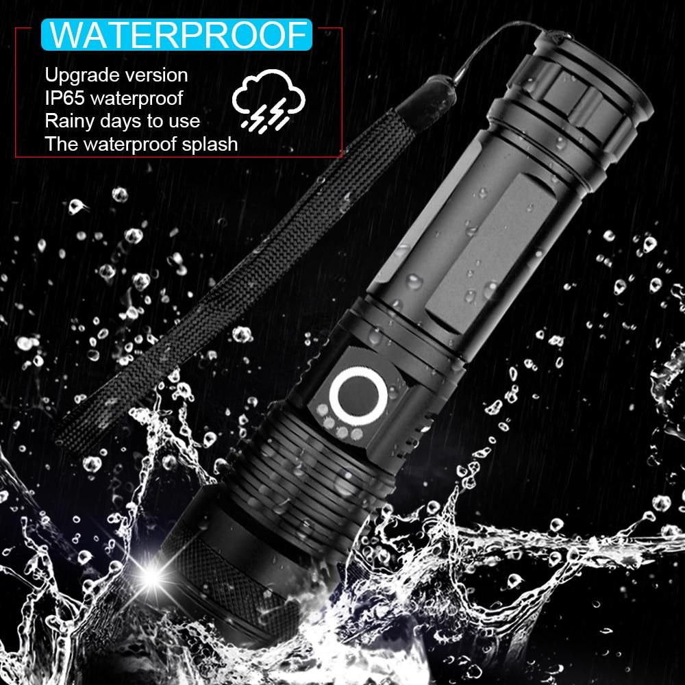 Waterproof Rechargeable LED Torch 500m Torches & Headlamps Best Toy Store