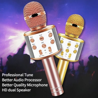 Wireless Karaoke Bluetooth Microphone Speaker Karaoke Systems Best Toy Store
