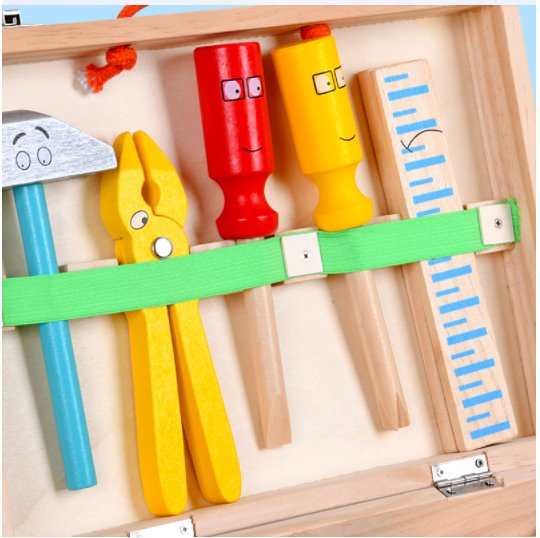 Wooden Tool Box Set Tool Toys Best Toy Store