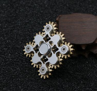 9 Gears Metal Fidget Spinner Activity Toys Best Toy Store 9 Gears Silver & Gold 