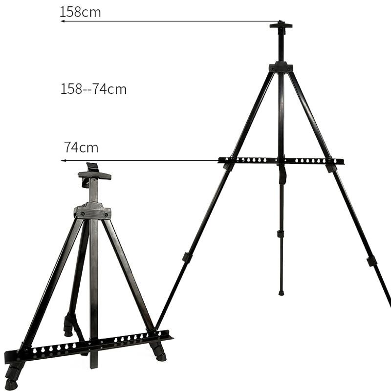 Black Aluminium Adjustable Artist Easel Easels Best Toy Store 