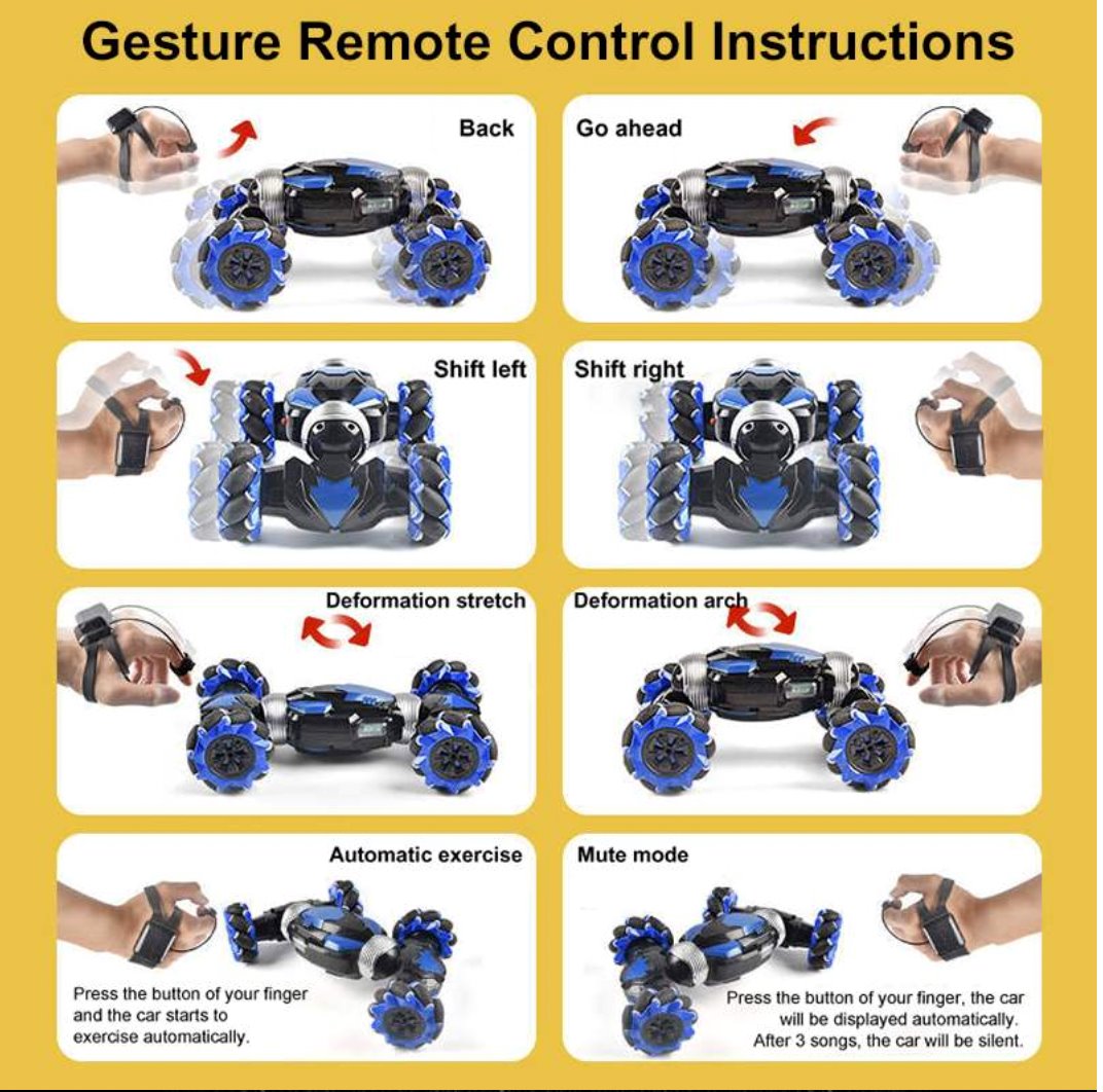 Hand Gesture Remote Control Stunt Car Remote Control Cars &amp; Lorries Best Toy Store 
