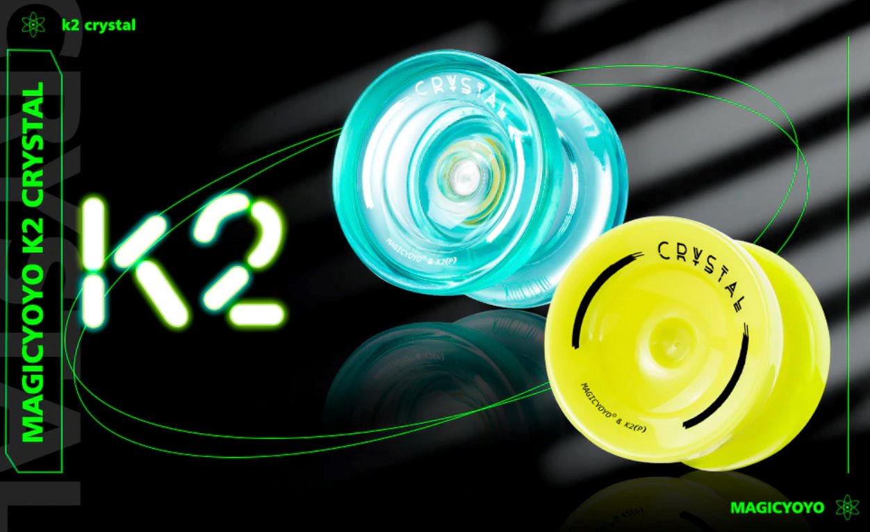 MAGICYOYO K2 CRYSTAL Dual YoYo Yoyos Best Toy Store 