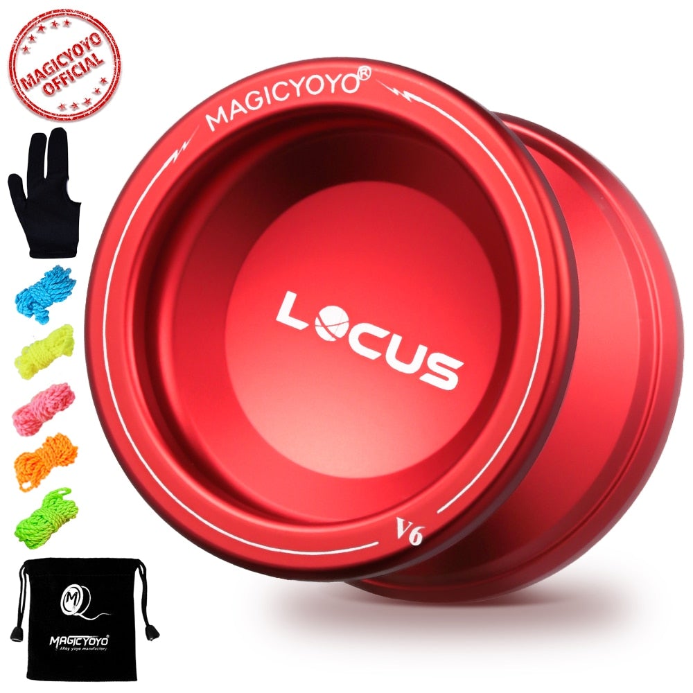 MAGICYOYO V6 LOCUS Responsive YoYo Yoyos Best Toy Store Red 