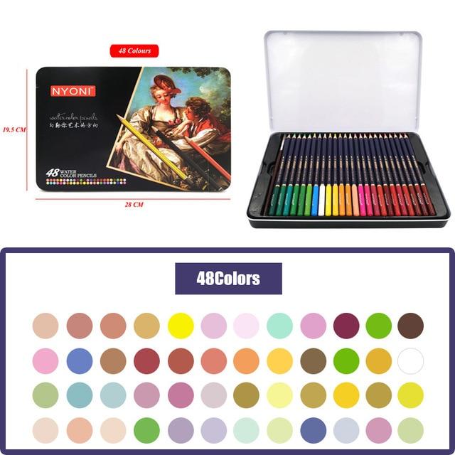 Professional Quality Coloured Pencils Art Pencils Best Toy Store 48 Colours 