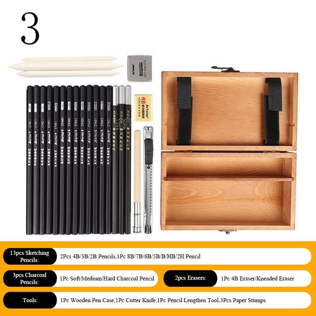 Professional Sketch Pencil Set Art Pencils Best Toy Store 3 