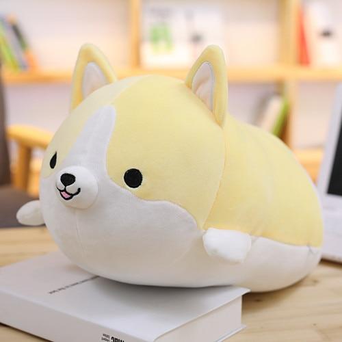 Squishy Corgi Plush Pillow 3 Colours! Stuffed Animals Best Toy Store Yellow 30CM 
