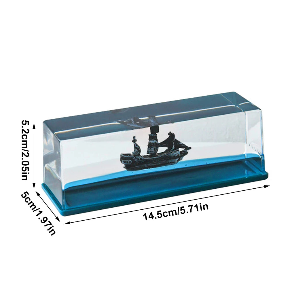 Titanic &amp; Black Pearl Ship In Fluid Box Activity Toys Best Toy Store Black Pearl 