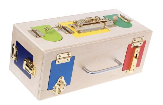 Ultimate 9 Latch and Lock Wooden Box Toy Tools Best Toy Store 