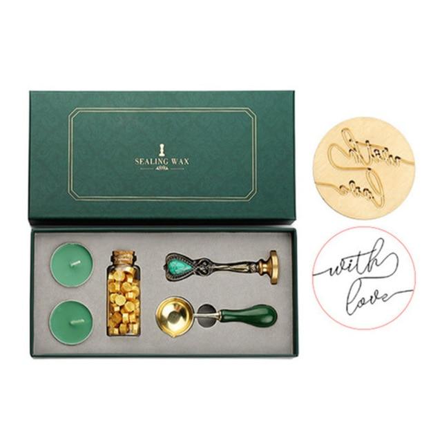 Vintage Wax Seal Stamp Kit Stamp Blocks Best Toy Store 