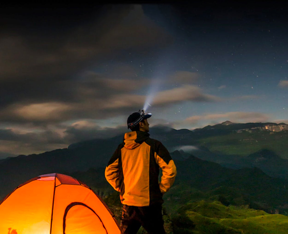 Waterproof Rechargeable Dual LED Head Torch Torches &amp; Headlamps Best Toy Store 