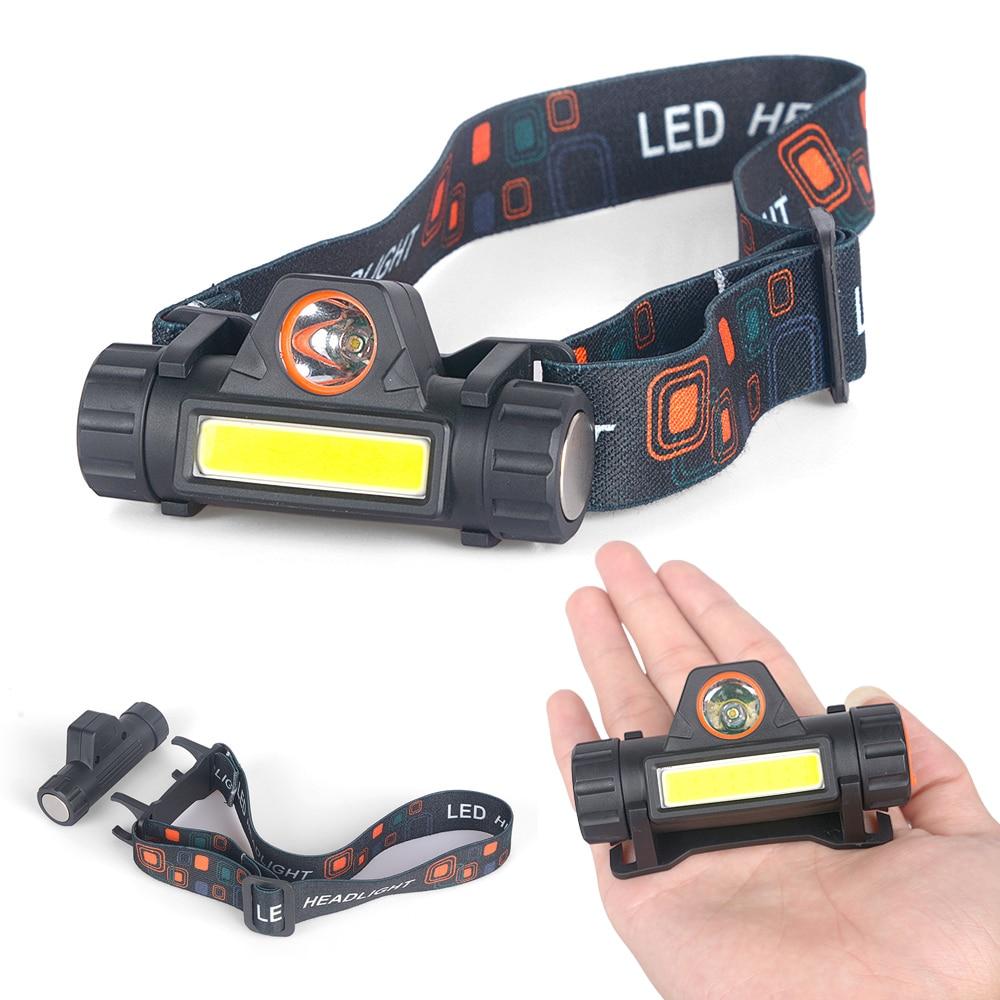 Waterproof Rechargeable Dual LED Head Torch Torches &amp; Headlamps Best Toy Store 