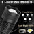 Waterproof Rechargeable LED Torch 500m Torches & Headlamps Best Toy Store 